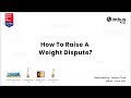 How to raise a weight dispute on the NimbusPost seller panel?