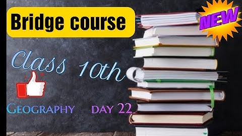 Bridge course (सेतु आभ्यास) Geography Class 10th (Day-22) | #bridgecourse @PSEducation_07