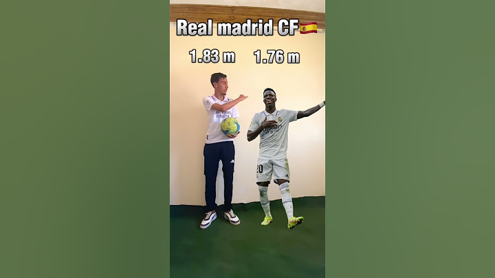 مقارنة طول لاعبي ريال مدريد ⚪️🔝🔥⚽️😁 - كورتوا 🦒