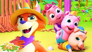 Three Little Pigs + More Short Cartoon Stories For Kids