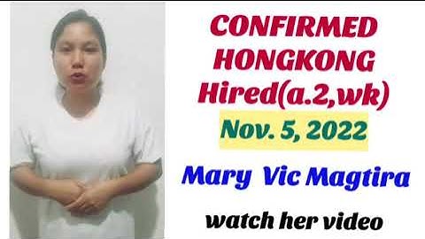 HONGKONG newly Hired/ DIRECT HIRING ONLINE PROCESS @joyneri.jobhiring