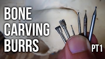 Bone Carving Burrs Tutorial Part 1 (Inverted Cone Burr)!