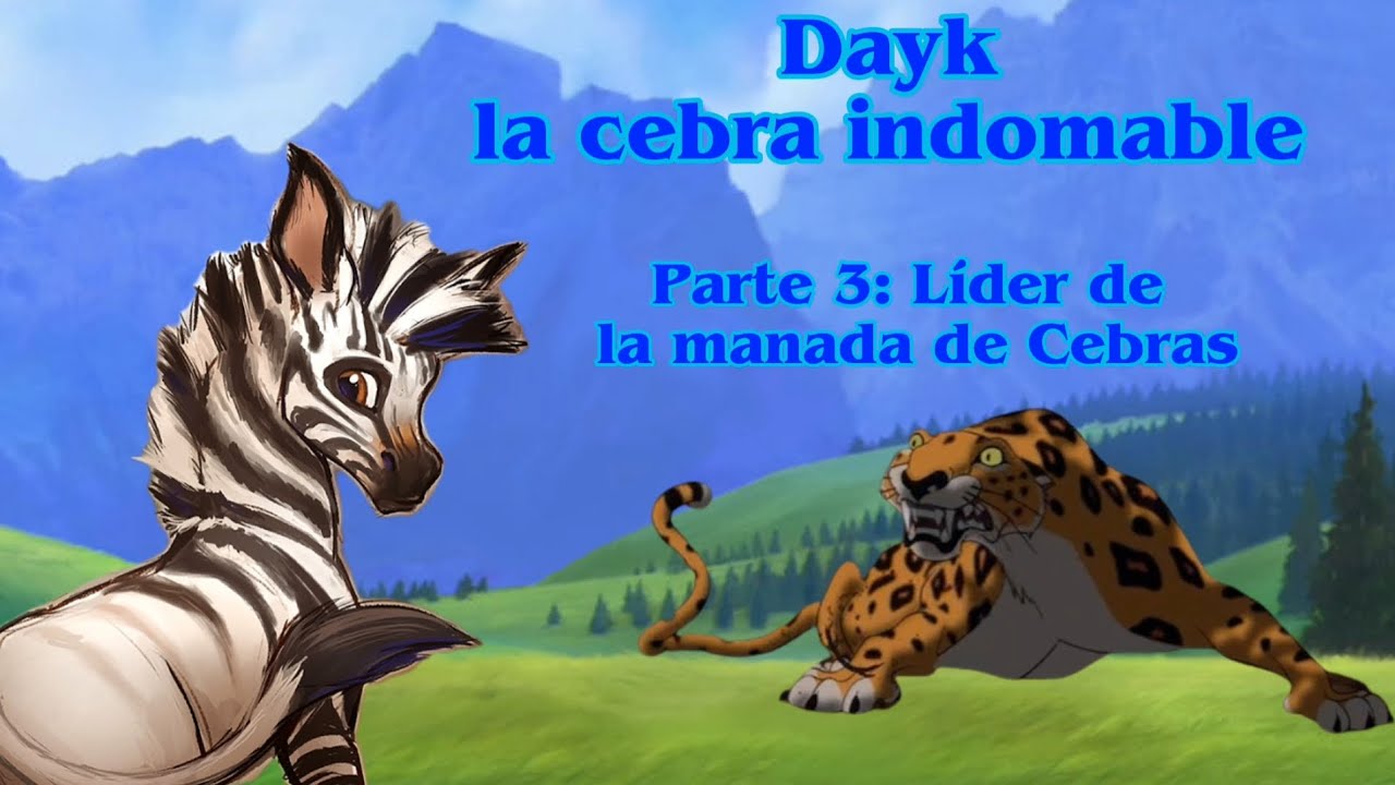 Dayk , la cebra indomable / parte 3: líder de la manada de cebras