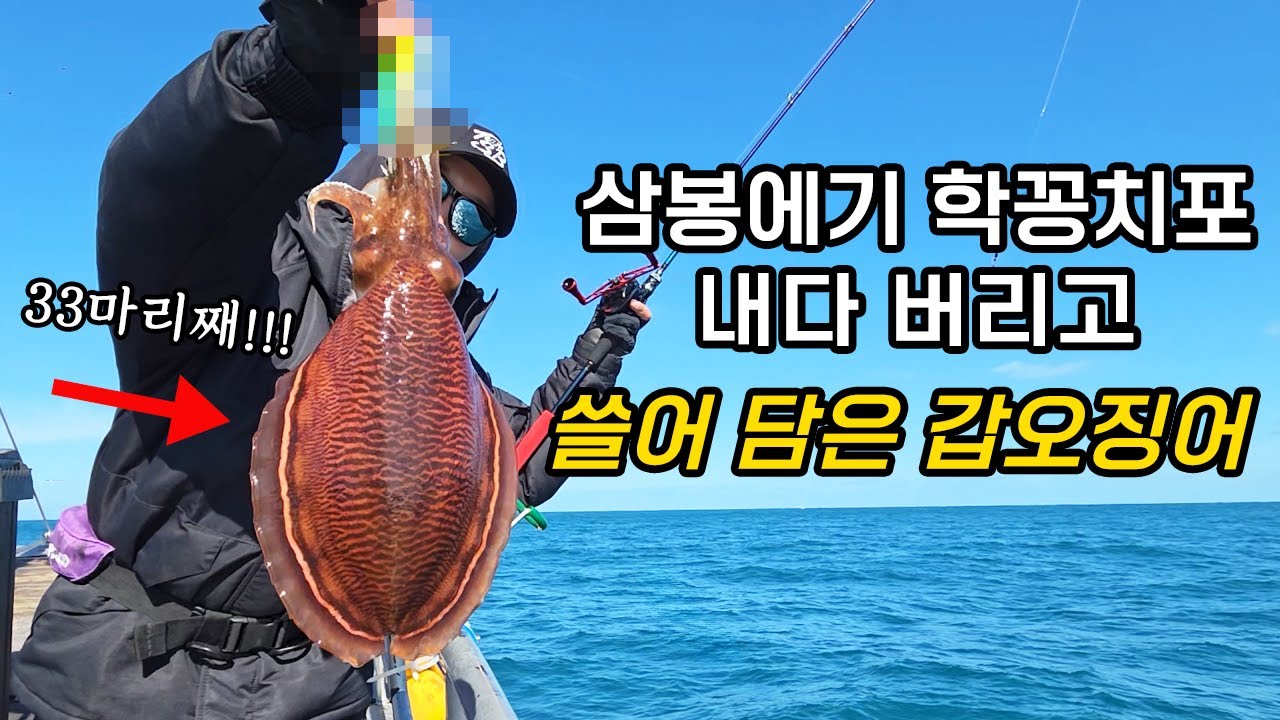 심해 갑오징어낚시 선장님도 놀랐습니다… 이거 하나로 2연속 장원!!!