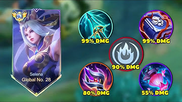THIS GLOBAL SELENA ANTI TANK ONE SHOT BUILD IS THE REASON WHY SHE IS SO BROKEN!! (must try)
