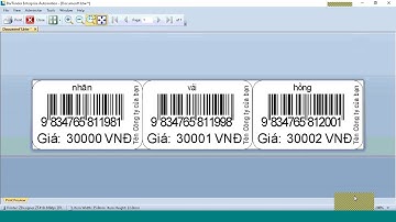 ket noi Excel Bartender 2016
