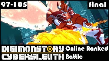 Digimon Story: Cyber Sleuth Online Battle 97 - 105 (Final)