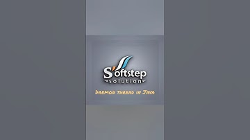 🔗🔗Daemon Thread 🔗🔗 #Java #DaemonThread #Coding #TechTutorials #TechTips #Softstep #SoftstepSolution