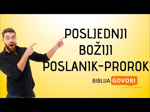 Biblija govori: posljednji Božiji poslanik-prorok - Milan Bajic