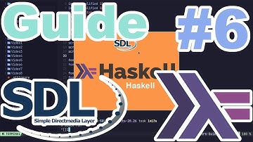 Moving Text  - Beginners Guide to SDL2 in Haskell - Part 6.