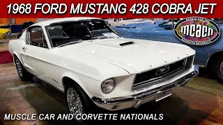 1968 Ford Mustang 428 Cobra Jet Factory Engineered Race Car At Mcacn Show V8Tv