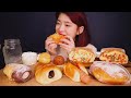 [ASMR] 영원한  친구 파리바게트 인기메뉴 싹쓸이!!🥰 디저트 리얼사운드 먹방 소라빵, 초코빵, 슈크림빵, 피자빵, 소시지빵  Dessert Realsoud Mukbang