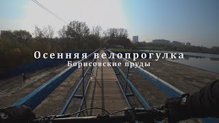 Осенняя велопрогулка. Борисовские пруды. Москва.