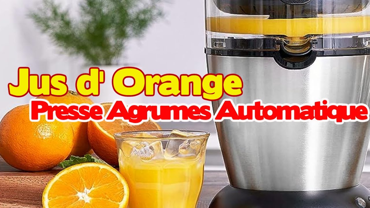 Presse Agrumes Automatique Jus d'orange Rafraîchissant et Froid 