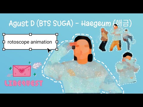 Agust D - Haegeum (해금) dance practice animation