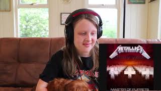 Master Of Puppets (Metallica) 10 Year Old&#39;s Reaction #rock journey