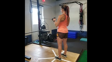 Band row to external rotation