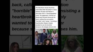 😱 Beckham Family FEUD: Harper’s Visit Staged?! #celebrity #news #shorts