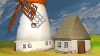 Cartoon Windmill Blender 3D