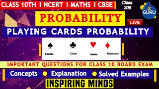 Class 10 Maths Chapter 15 Probability | Simple Problems on Finding the Probability Trick/Concept