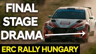 Hayden Paddon SUPERB Fightback Denied by Bad LUCK | ERC Rally Hungary