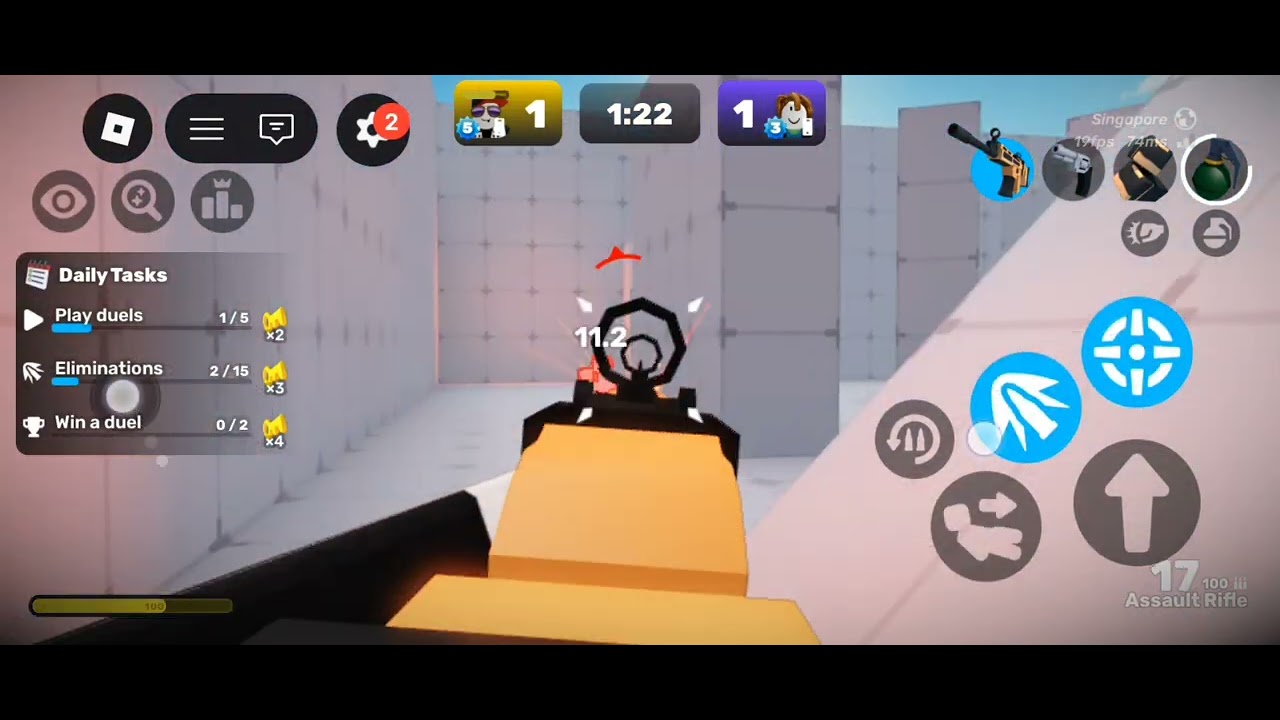 Roblox rivals noob gameplay - YouTube