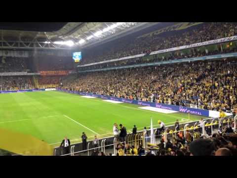 20.11.2016 FENERBAHÇE - Galatasaray Mohikan Marşı Eşliğinde Oyuncuların Sahaya Çıkışı ve Atmosfer!