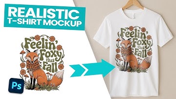 Super Easy way to make a Realistic T-shirt Mockup | Change Colors, Shadow & Highlights | Tutorial