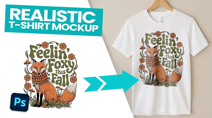 Super Easy way to make a Realistic T-shirt Mockup | Change Colors, Shadow & Highlights | Tutorial