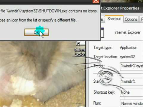 windows xp Computer shutdown prank