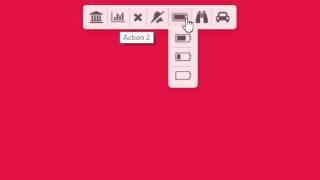 Horizontal Tools bar with sub menu ( html/css)