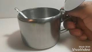 Açucareiro Em Inox Com Colher