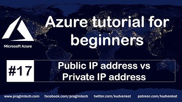 Public IP address vs private IP address