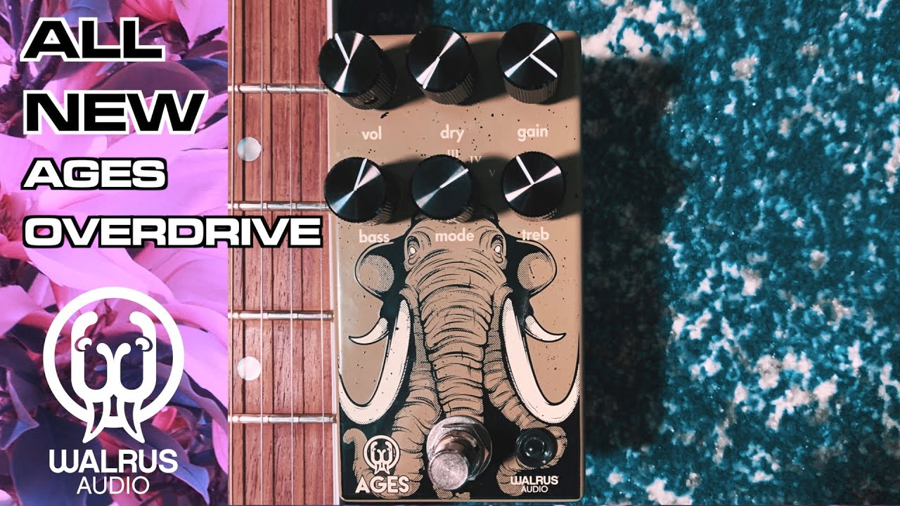 Walrus Audio Ages Five-State Overdrive Pedal | FULL WALRUS AUDIO