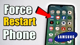 How to Force Restart your Samsung Phone without Screen (Best Method)