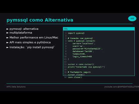 Python Parte 35 - SQL Server com Python