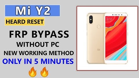 Frp Bypass MI Y2 2022 Without PC | Mi Y2 Pattern Unlock | Google Account Bypass 2021