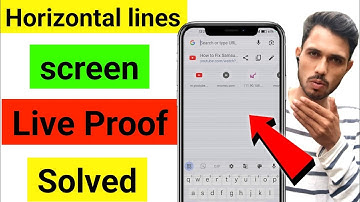 horizontal lines on mobile screen | phone ki screen par horizontal line kaise hataye/horizontal line