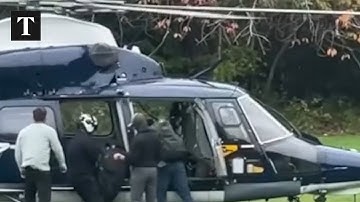 SAS Helicopters Land Next To Manchester Synagogue Attack