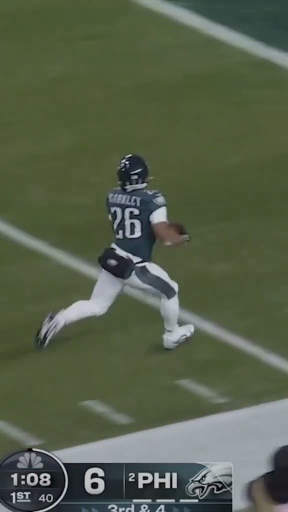 he's gooooone #saquonbarkley #philadelphia #eagles #nflplayoffs #nfl