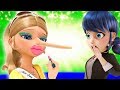 Marinette with Chloe Mistakes MAKEUP in BEAUTY competition! Ladybug Tale