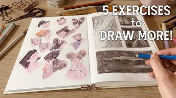 5 DRAWING EXERCISES to spark your creativity and find new ideas!