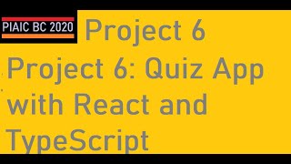 Helping students of PIAIC Bootcamp 2020 Project 6: Quiz App with React and TypeScript