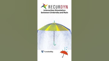 Interaction Simulation between Umbrella and Rainen
