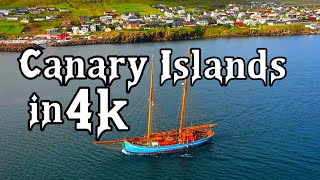 Canary Island in 4k Drone film Relaxation Music for Stress Relief,  nature sounds