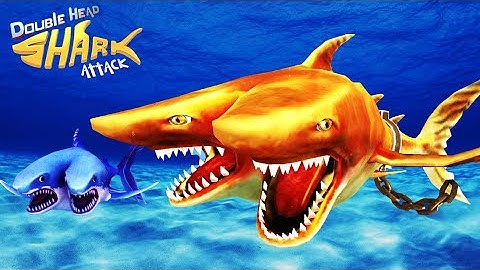 Double Head Shark Attack : New Megalodon Double Head Shark Unlock!! | Gameplay Walkthrough #4