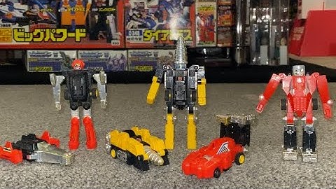 Transformers generation one complete powerdashers collection. G1 mail always power jet, car, drill