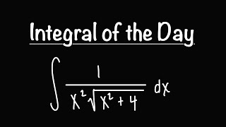 Integral of the Day: 12.29.22 | Trig Sub | Calculus 2 | Math with Professor V