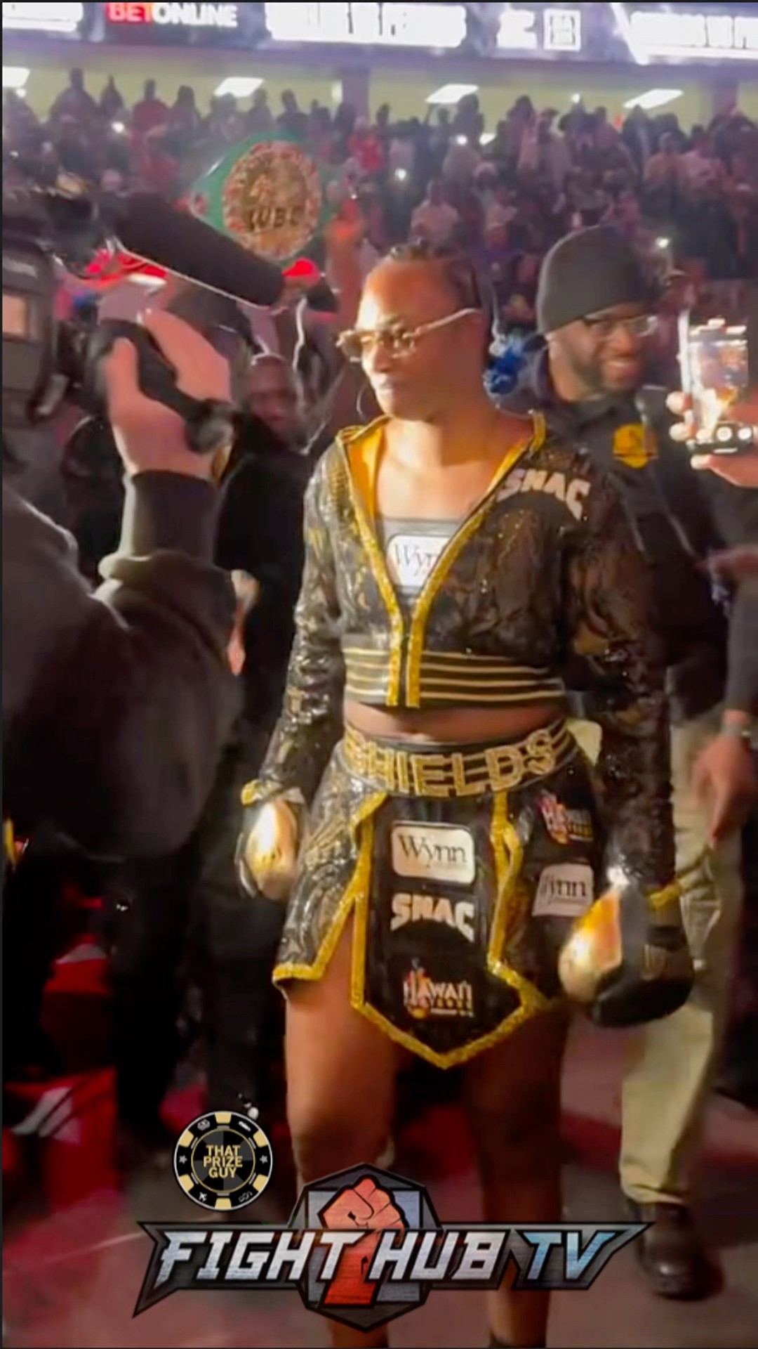 Claressa Shields EPIC RING WALK vs Danielle Perkins!