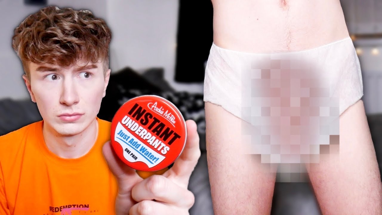 Trying INSTANT UNDERPANTS - Strangest item on ! 
